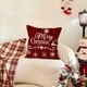 thumbnail image 4 of Funda de Cojín Decorativa con Estampado Navideño para Sofá o Silla, con Letras de Navidad. Funda de Cojín de Lino., 4 of 6