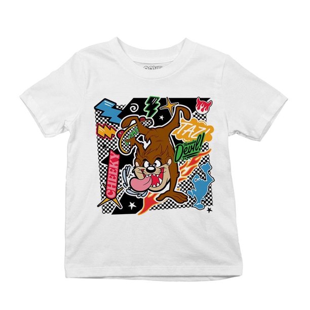 Playera Fan Army Talla 10 Looney Tunes TAZ playera manga corta blanco