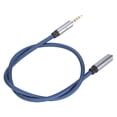 thumbnail image 2 of 3.5mm Headphone Extension Cable, Durable Nylon Braid HiFi Sound Quality 3.5mm Jack Audio Male To Female Extension Cable Universal  For Headphone, 2 of 8