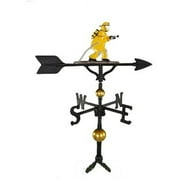 Montague Metal Products WV-391-NC 300 Series 32 In. Deluxe Color Fireman Weathervane