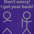 thumbnail image 3 of CafePress - Don't Worry! I Got Your Back! Kids Dark T Shirt - Dark T-Shirt Kids XS-XL, 3 of 4