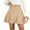 Beige #22, variant on KDDYLITQ Womens Corduroy Skirt Bodycon Flared Mini Skirt Pleated Zipper Up Fall Short Skirts Casual Trendy Skort Beige XL
