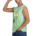 thumbnail image 3 of Invader Zim Men's Tank Top Lightweight Summer Sleeveless Tee Shirt Muscle Tank Tops Workout T-Shirts Casual Athletic Undershirts, 3 of 7