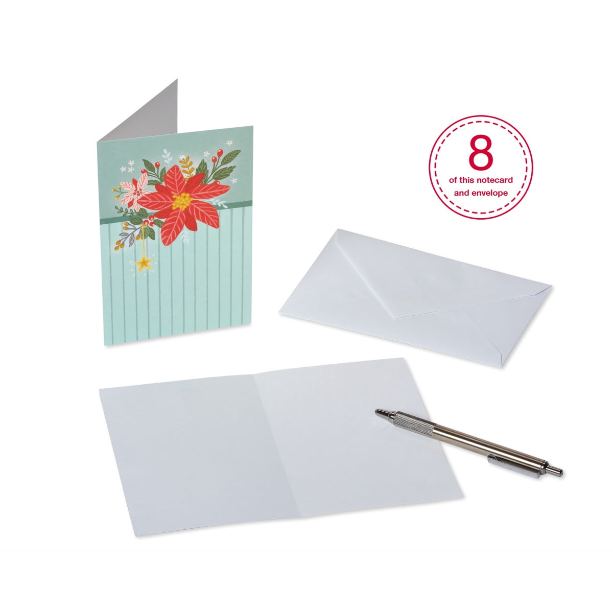 American Greetings Weihnachtskarten-Set – 48 Karten & Umschläge, 6 Designs, Für Weihnachten & Neujahr
