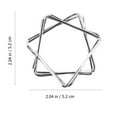 thumbnail image 3 of CIMAXIC Elegant Metal Napkin Holders for Festivals and Celebrations 2Pcs, 3 of 6