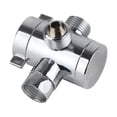 thumbnail image 1 of Bidé Para Inodoro Con Válvula Con Adaptador En T De Tres , Rosca Hembra G1/2 Con Válvula De Cierre, Plástico ABS Resistente Y Metal, Fácil Instalación, Diseño Moderno, 1 of 7