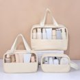 thumbnail image 2 of LCXmlly Portable Storage Bag Large Capacity Waterproof Portable Toiletry Makeup Pouch Organizer Clear PVC Travel Pouch with Zipper Handle, 2 of 9