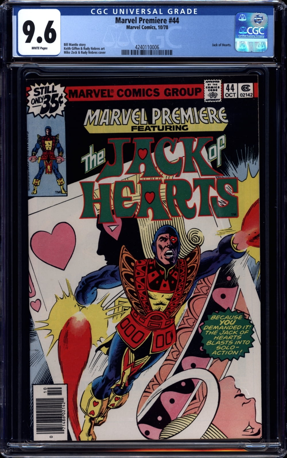 Cover of Marvel Premiere #44