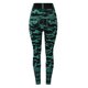 thumbnail image 5 of Pantalones de yoga casuales Gibobby Imitación de mezclilla Estampado de rayas térmicas Verde L, 5 of 5