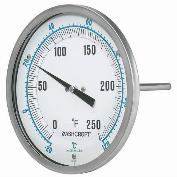 Ashcroft Dial Thermometer,50 to 500 deg F 50EI60R