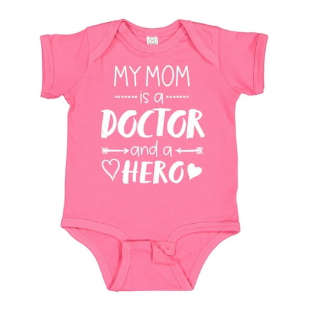

Inktastic My Mom is a Doctor and a Hero Gift Baby Boy or Baby Girl Bodysuit