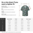 thumbnail image 5 of KLL Skull cute organ Print Men's Shirt Short Sleeve Button Down Summer Cuba Beach Shirts- 4X-Large, 5 of 5