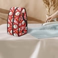 thumbnail image 3 of HELLHERO Protective Travel Steamer Storage Bag Santa Claus Candy Cane Pattern, Lightweight Iron Accessories Portable Garment Steamer Case(Case Only), 3 of 6