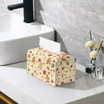 thumbnail image 5 of ZUXONGSY Christmas Tissue Box Cover Gingerbread Man PU Leather Tissue Box with Buckle Rectangular Tissue Box Holder Full Coverage Design Fashion Tissue Box for Christmas Decor, 5 of 7