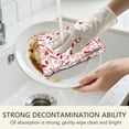 thumbnail image 7 of 4 Pcs Funny Kitchen Towels,Red Christmas Snowman Pattern Microfiber Dish Towels,Kitchen Tea Towels,Kitchen Towel Set (18" X 26"), 7 of 7