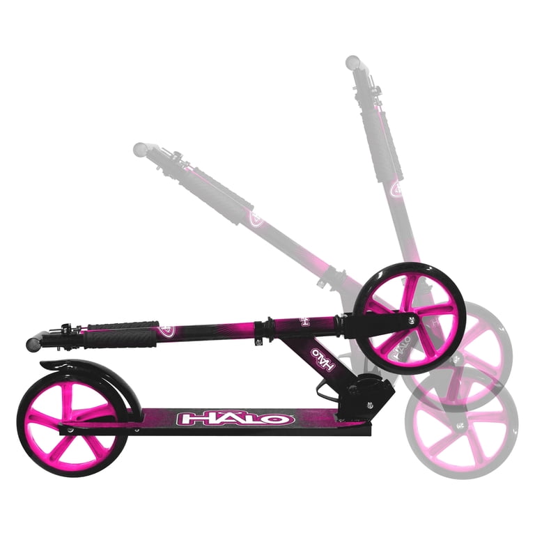 Patinete Plegable Infantil STAMP SAS – Modelo Princesa Rosa, Con Freno Trasero Y Manillar Regulable, Para Niños Desde 5 Años