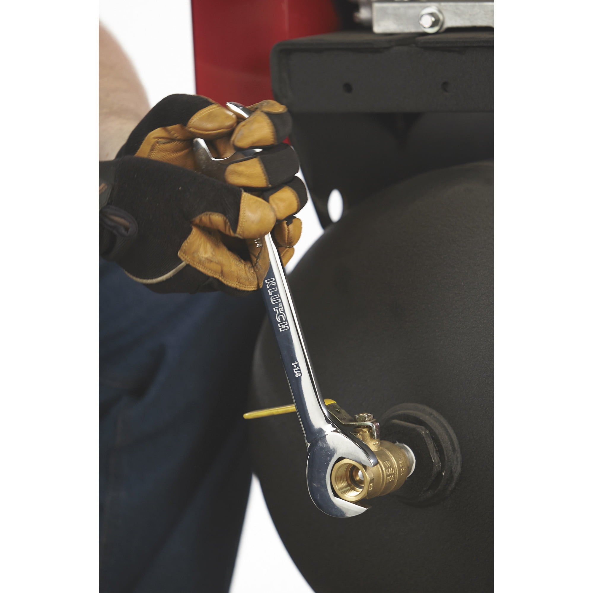 Klutch Angle Combination Wrench Set, 7-Pc., Metric
