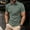 Mint Green, variant on Leesechin Men's Short Sleeve Shirts Casual Summer Lightweight Button Turn Down Collar Solid T-Shirt Tops