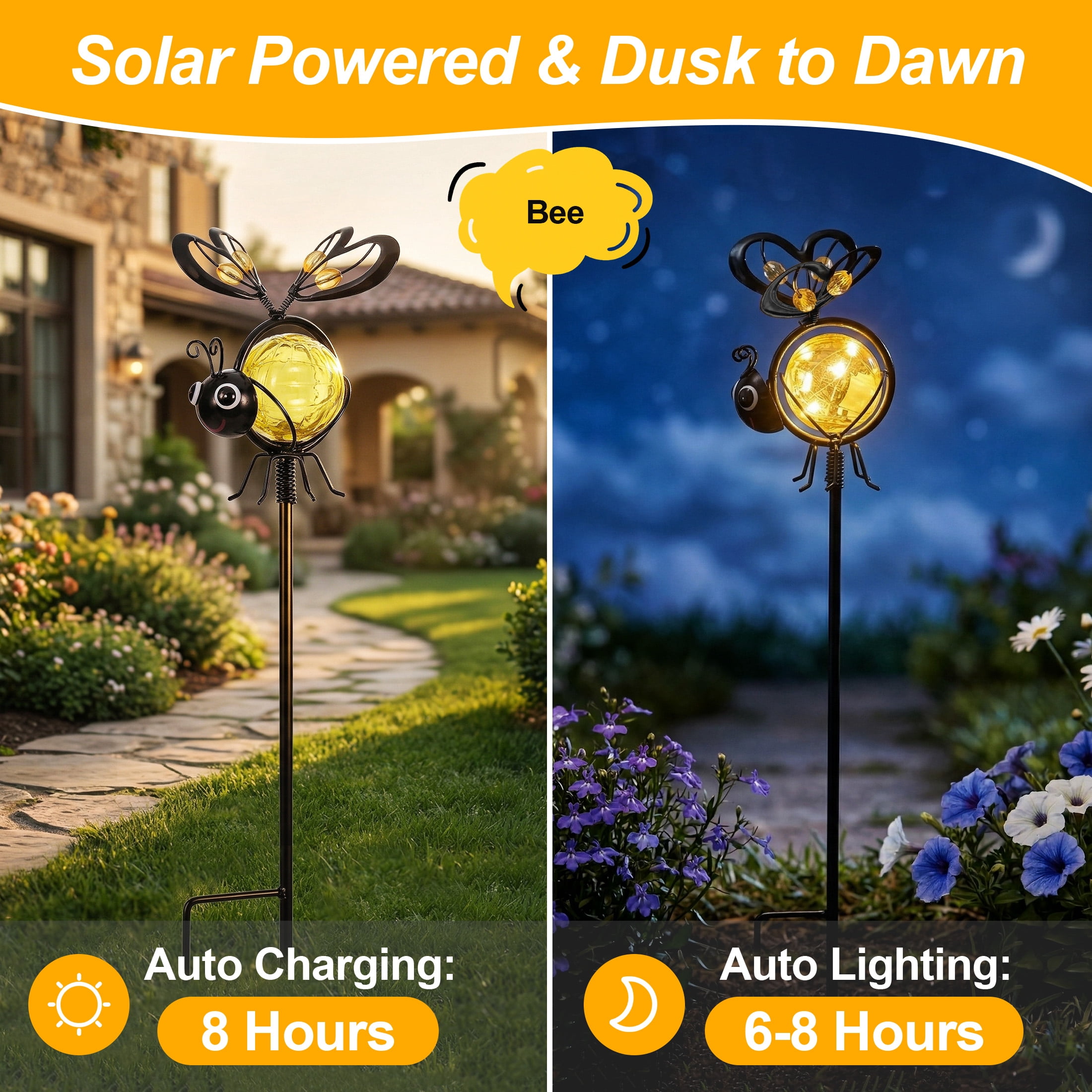 The Growing Ground Solar Bug Garden Stake Light, 27" – picture 6