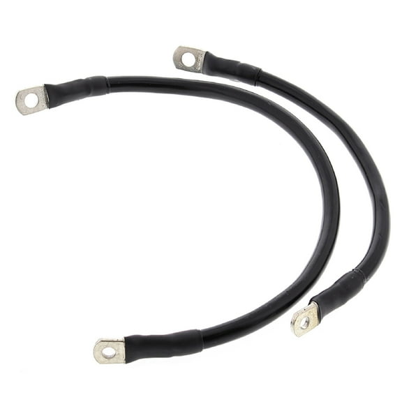 New All Balls Black Battery Cables, 1ea. 11", 1ea. 16" 79-3010-1