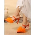 thumbnail image 1 of Women's French Style High Heels, New Autumn And Winter Black Thin-Heeled Shoes With Ankle Strap, 1 of 4