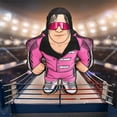 thumbnail image 3 of Bleacher Creatures WWE Bret Hart 24" Bleacher Buddy, 3 of 4