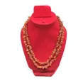 thumbnail image 3 of Nuvin Carnelian Gemstone Mala Necklace Natural Crystal Stone Chip Bead Mala for Reiki Healing & Crystal Healing Stone for Unisex, 3 of 4