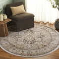 thumbnail image 2 of SAFAVIEH Hazel Emil Oriental Area Rug, Beige/Brown, 6' x 6' Round, 2 of 10