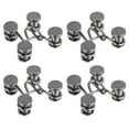 thumbnail image 1 of Ajustador de Cintura para Pantalones, 4 Juegos de Botones Ajustables, Juego de Hebillas Extensores de Cintura, Pines de Botón para Cintura (Negro), 1 of 5