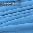 thumbnail image 4 of Home Blue Flannel Fleece Throw Blanket Twin Size, Solid Ultra Soft Luxury Double Side Fuzzy & Plush Fall Blanket for Couch and Pet, Fluffy Cozy Throw Blanket -All Season Premium Bed Blanket-(60"x80"), 4 of 12