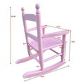 thumbnail image 3 of Child’s Wooden Rocking Chair,Solid Wood Outdoor Kids' Rocking Chairs, Patio Rocking Chair for Living Room,Bedroom,Balconies, Light Pink, 3 of 7