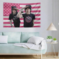 thumbnail image 2 of American Pink Flag 3x5ft Jack and Johnny Poster Holiday Gift Wall Decor Bedroom Living Room Dormitory, 2 of 3
