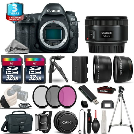 Canon EOS 5D Mark IV DSLR Camera + 50mm - 3 Lens Kit + 2yr Warranty - 64GB