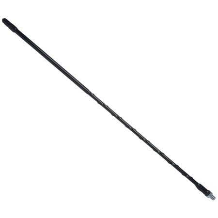 Solarcon 204BS Black 3FT Fiberglass 750W Top Loaded AM|FM CB Antenna-Black