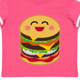 thumbnail image 4 of Inktastic Hamburger Kawaii Boys or Girls Toddler T-Shirt, 4 of 5
