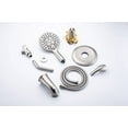 thumbnail image 6 of SUGIFT 6" Detachable Handheld Brass Shower Head, Brushed Nickel, 6 of 6
