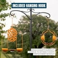 thumbnail image 5 of MEKKAPRO Sun Oriole Feeder for Outdoors, Jelly and Orange Metal Bird Feeder, (2 Cups), 5 of 7