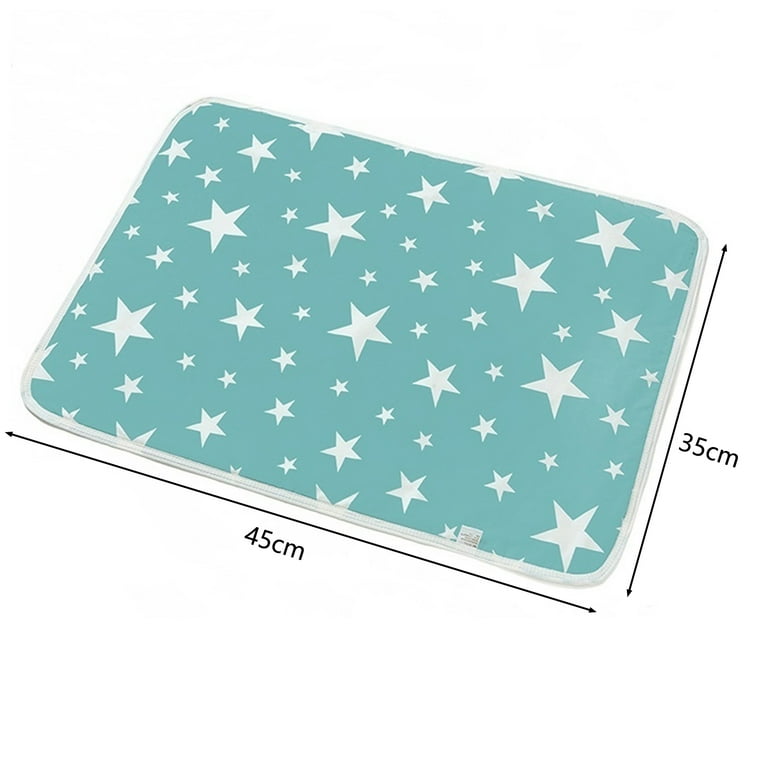 3layer Kids Baby Waterproof Sheet Urine Changing Pads Cute Cartoon Resuable  Cotton Pee Pads Baby Urine Mat for Bed 4size