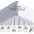 thumbnail image 7 of Electric Heated Mattress Pad Twin 8 Temperature Control Zone Heating Safe Auto Shut off, 7 of 7