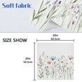 thumbnail image 5 of Napkin Satin Napkin 20*20Inchx4 Kitchen Towel Dinner Plate Towel Decorative Towel Napkin Tea Towel Suitable For Kitchen Table Watercolor Blue Flowers, 5 of 8