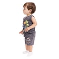 thumbnail image 4 of Monster Jam Baby Boys Sleeveless Graphic Tank Top and Shorts Set, 2-Piece, Sizes 0/3M-24M, 4 of 7