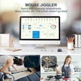 thumbnail image 5 of Wireless Mouse Mouse Jiggler Mouse Mover LED Rechargeable 2.4G Mause Ergonomic Mini Mouse USB Optical Mice 1600, 5 of 7