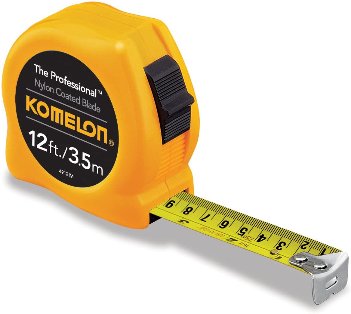 Komelon SL2925 6 Pack 25ft Self Lock Speed Mark Tape Measure 