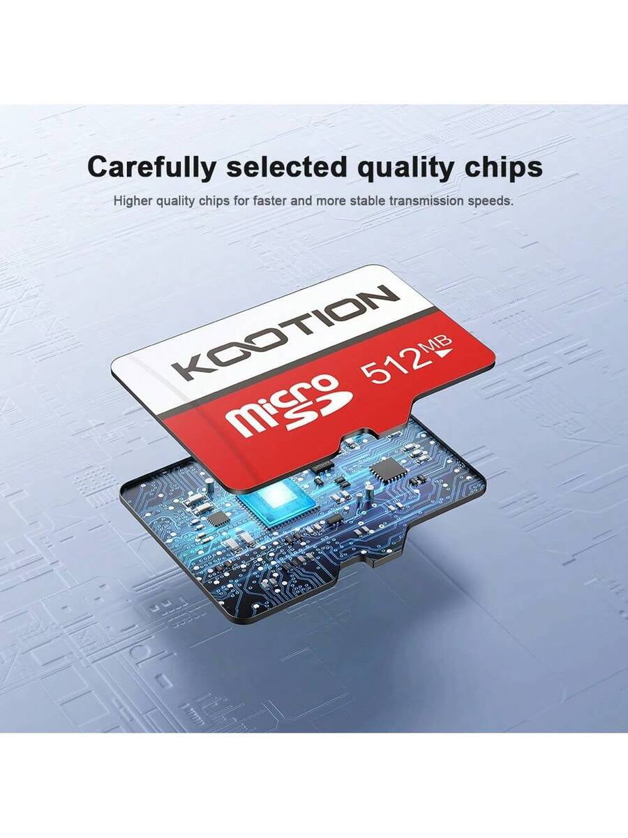 Micro SD Card 256MB 5-Pack, High-Speed TF Memory Card for Smartphones and DVRs, SD Card Mini with Adapter Included, Durable Bulk Data Storage