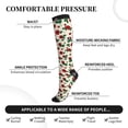 thumbnail image 4 of Picia Rose Flowers Printed Sports Compression Socks - 15-20mmHg Graduated Compression, High-Performance Soft and Breathable Socks for Men and Women, 4 of 5