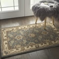 thumbnail image 5 of Nourison India House Persian Charcoal/Ivory Area Rug, 5 of 7