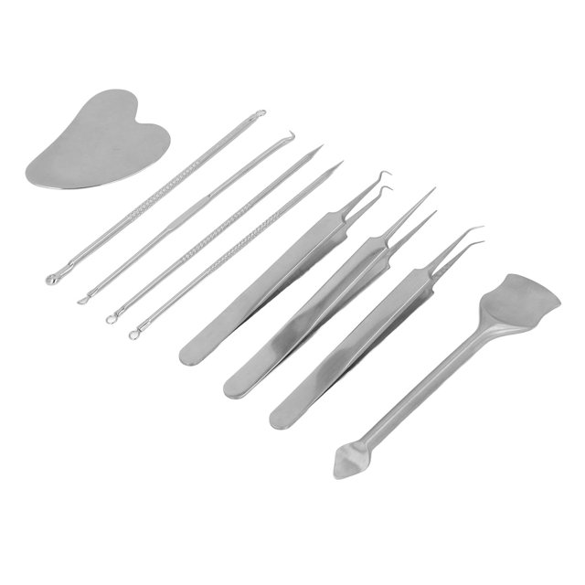 Blackhead Remover Tools, Pores Cleansing Reduce Blemish Stainless Steel Rust Proof Pimple Remover Needle Set for Skin Care