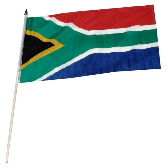 South Africa 12" x 18" Mounted Flag