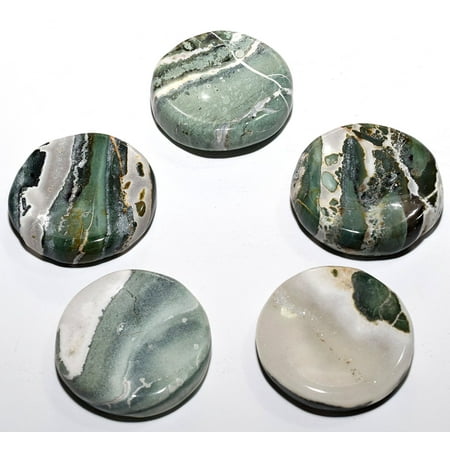 Brown Agate Sphere - 40mm Natural Green White Agate Stand for Sphere / Egg Polished Crystal Mineral Gemstone Specimen - India (1PC)