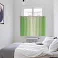 thumbnail image 4 of Spring Green Ombre Kitchen Curtains 63 Inch Length, Modern Gradient Abstract Art Grommet Top Bedroom Living Room Curtains, Light Filtering Cafe Curtain Drapes 2 Panels Set 104''x63'', 4 of 9